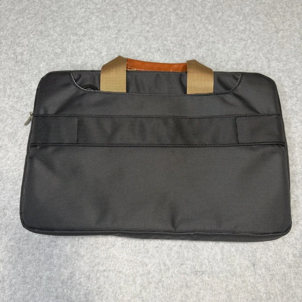 Lacdo 14 Inch 360° Protective Laptop Bag Sleeve Case Gray Black Macbook NO STRAP